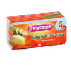Plasmon Omogeneizzato Carota Patata Zucchine 4-6m+ 2x80g