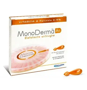 MonoDermà Linea Vitamine A15 Trattamento Esfoliante Anti-Rughe 28 Ampolle