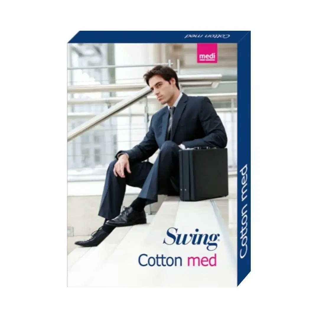 Medi Italia Cotton Med Gambaletto Uomo 70 Den (15mmhg) Marine 3