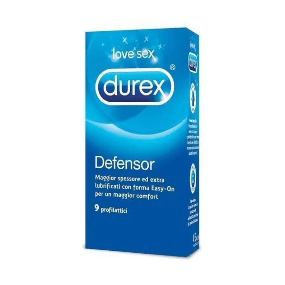 Durex Defensor Elevato Spessore Profilattici 9 Pezzi