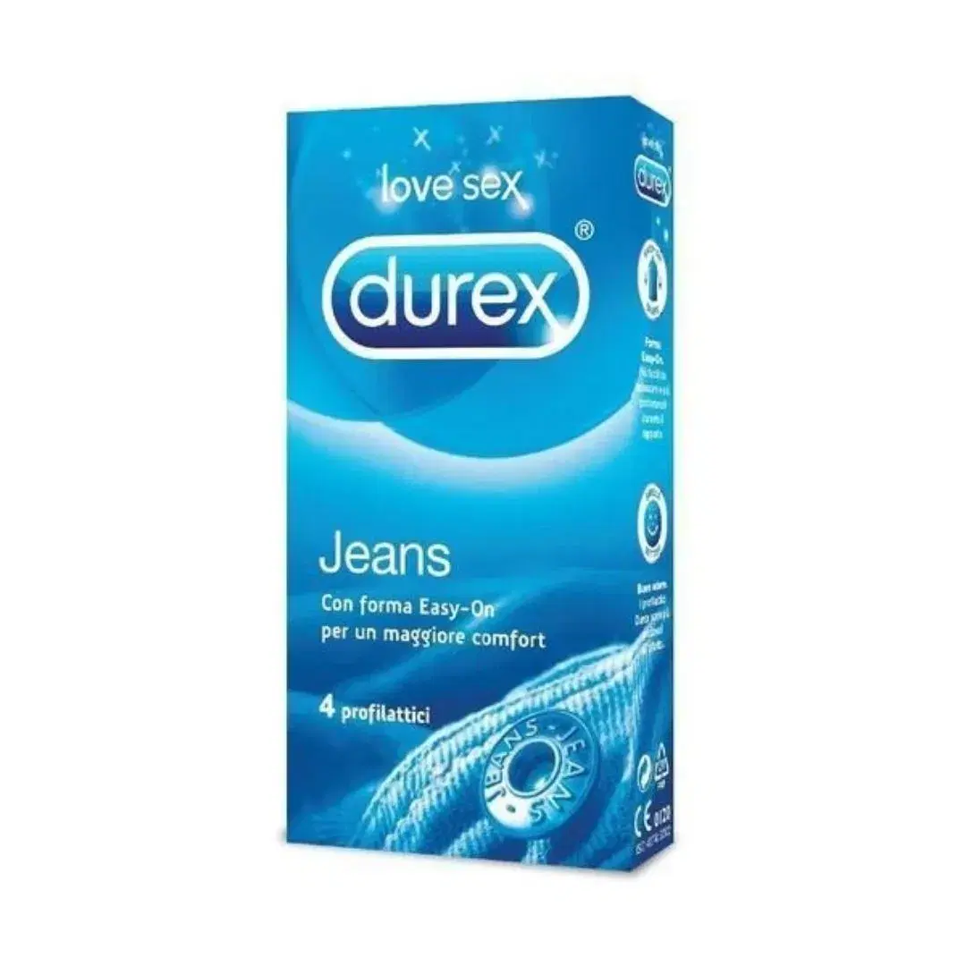 Durex Jeans Easyon Profilattico 4 Pezzi