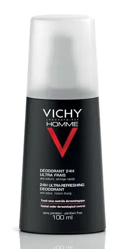 Vichy Homme Deodorante 24h Ultra Fresco Uomo Vapo 100 ml