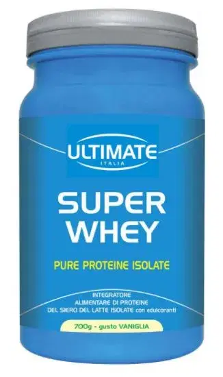 Ultimate Italia Super Whey Integratore di Proteine Purissime Vaniglia 700 g