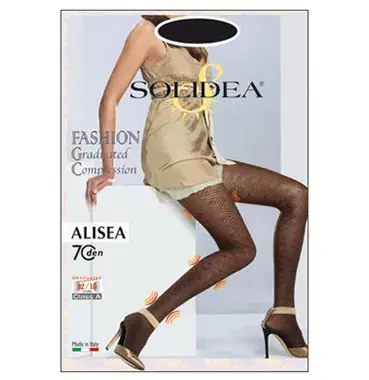 Solidea Linea Preventiva Fashion Alisea Collant 70 Denari Graduato 2-M Nero