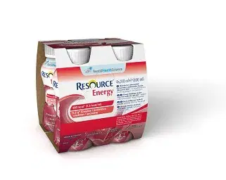 Nestle Resource Energy Gusto Fragola/Lampone 4 Bottiglie da 200 ml