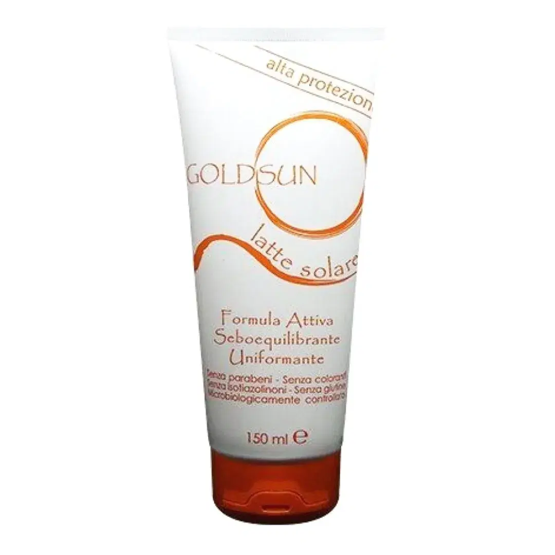 Goldsun Latte Solare Seboriequilibrante per Pelle Grassa 150 ml