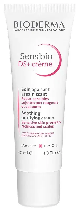 Bioderma Sensibio DS+ Crema Viso Lenitiva Anti-Rossore e Anti-Squame 40 ml