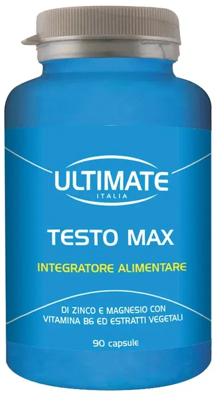 Ultimate Italia Testo Max Integratore Zinco Magnesio Vitamina B6 Estratti Vegali