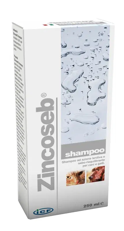 ICF Farmaceutici Linea Animali Domestici Zincoseb Shampoo Cani e Gatti 250 ml