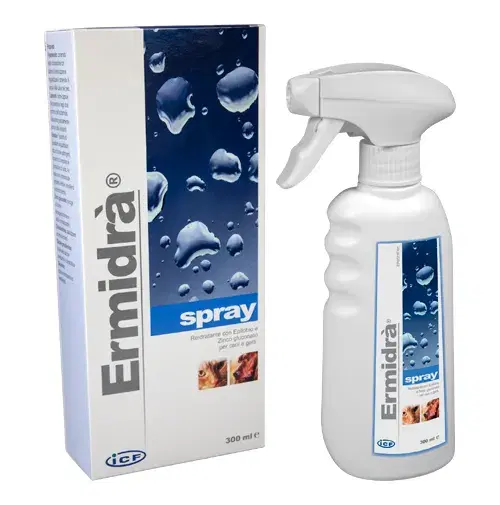 ICF Farmaceutici Linea Animali Domestici Ermidrà Spray Cani e Gatti 300 ml