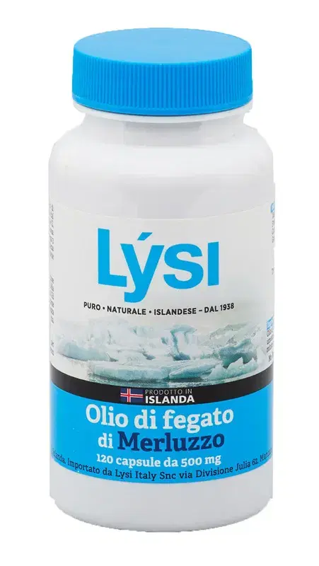 Ideale Islandese Olio di Fegato di Merluzzo 120 Capsule