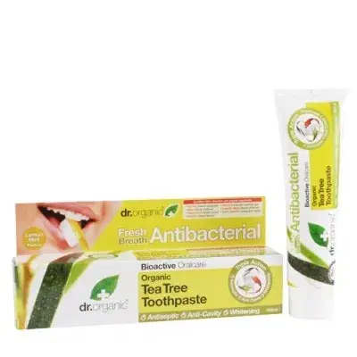 Dr. Organic Tea Tree Dentifricio Lenitivo Antibatterico 100 ml