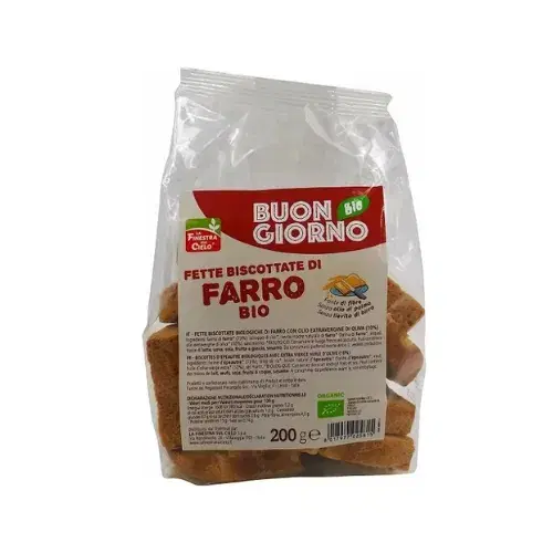 La Finestra sul Cielo Fette Biscottate di Ferro Senza Lievito 200 g