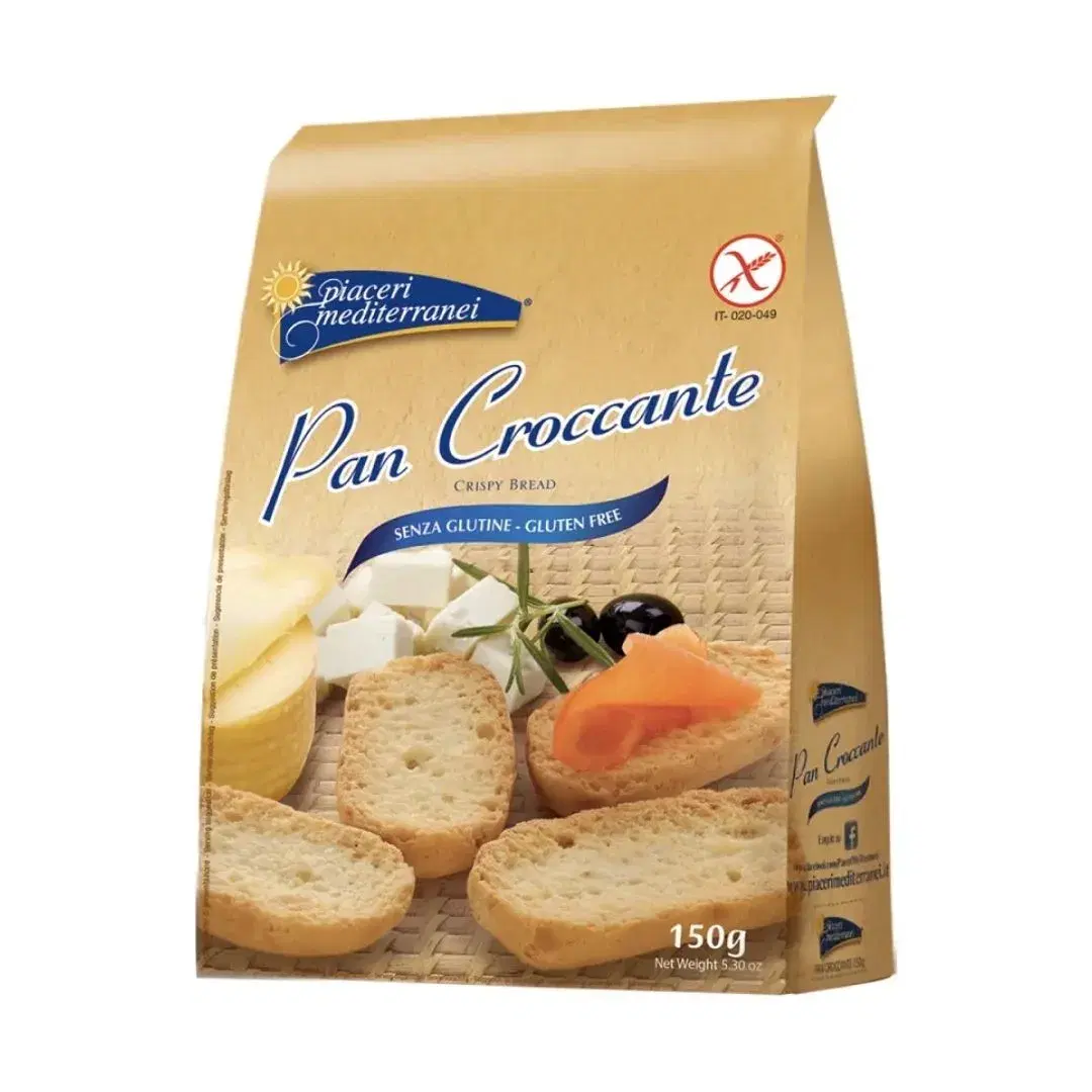 Piaceri Mediterranei Pane Croccante Senza Glutine 150 g