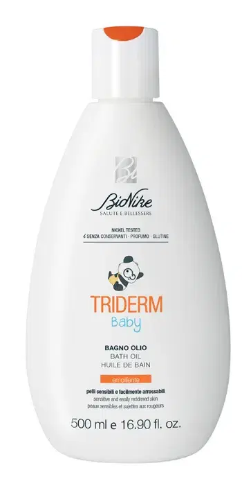 BioNike Triderm Baby Bagno Olio Emollliente Detergente Pelli Sensibili 500 ml