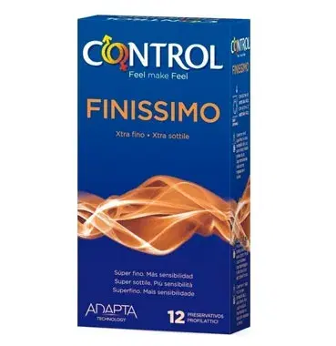 Control Linea Contraccezione Protez 6 Profilattici Adapta Finissimo UltraSottili