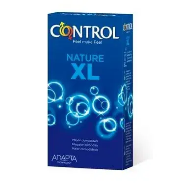 Control Linea Contraccezione Protezione 12 Profilattici Adapta XL Extra Lungo