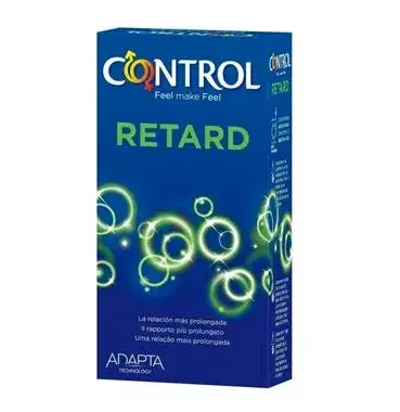 Control Linea Contraccezione Protezione 12 Profilattici Ritardanti Adapta Retard