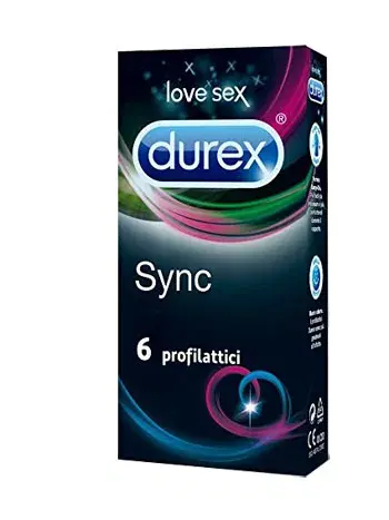 Durex Sync Benessere per Lui e per Lei 6 Profilattici