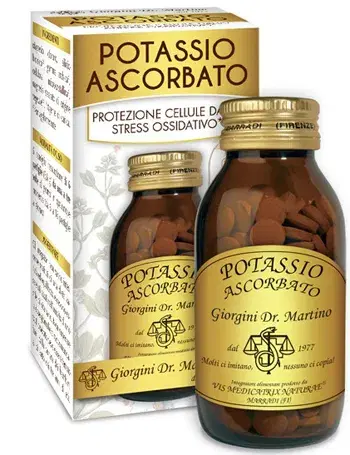 Dr. Giorgini Potassio Ascorbato Integratore Antiossidante 180 Pastiglie