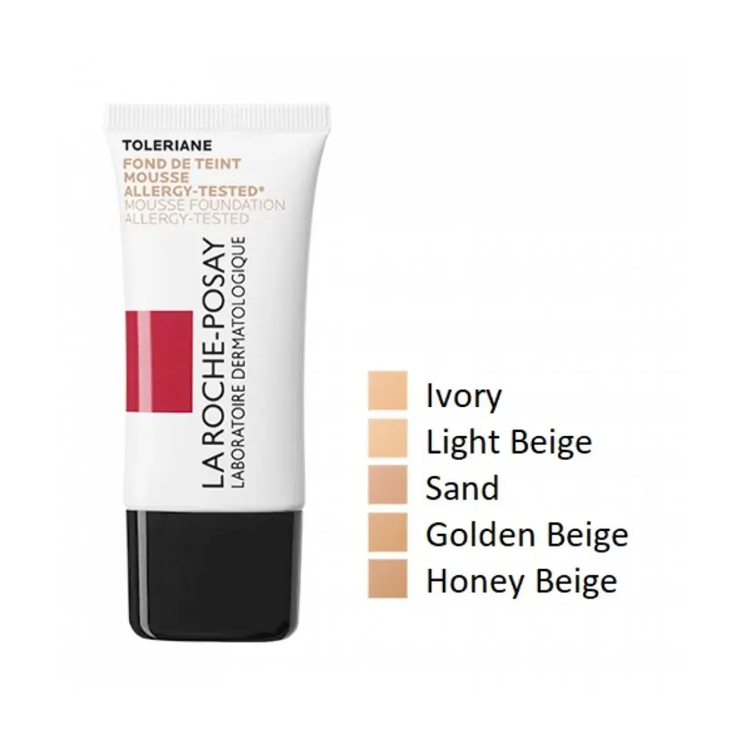 La Roche-Posay Toleriane Teint Fondotinta Mousse Opacizzante 01 Ivory 30 ml