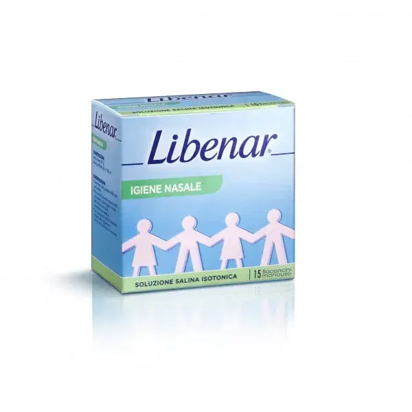 Libenar Soluzione Salina Isotonica Monodose 15 Flaconcini da 5 ml
