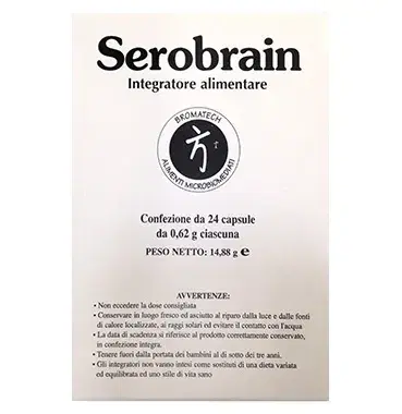 Bromatech Linea Benessere Energia Serobrain Integratore Alimentare 24 Capsule