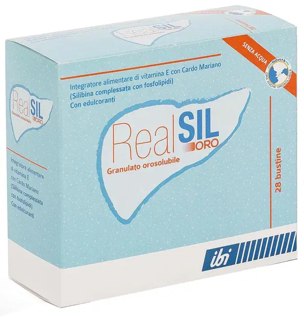 IBI Linea Salute e Benessere Fegato Realsil Oro Integratore Alimentare 28 Buste