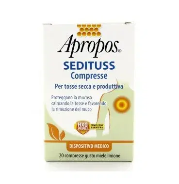 Apropos Linea Dispositivi Medici Sedituss 20 Compresse Miele e Limone