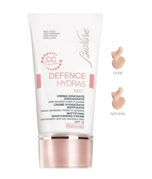 BioNike Linea Defence Hydra5 Mat CC Cream Idratante Opacizzante 40 ml Dorè