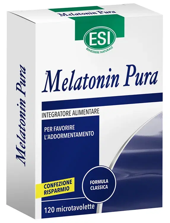 Esi Melatonin Pura Integratore per Favorire il Sonno 120 Microtavolette