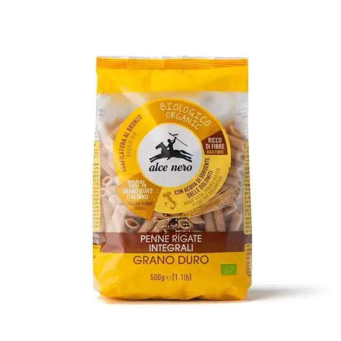 Alce Nero Penne Rigate Integrali Biologiche 500 g