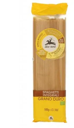Spaghetti Integrali Biologici di Grano Italiano 500g Alce Nero