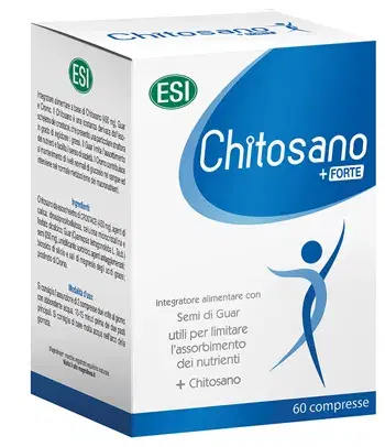 Esi Chitosano +Forte Integratore Alimentare Controllo del Peso 60 Compresse