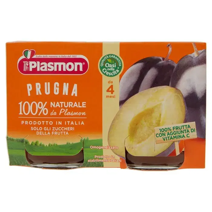 Plasmon Omogeneizzato Prugna 2x104g