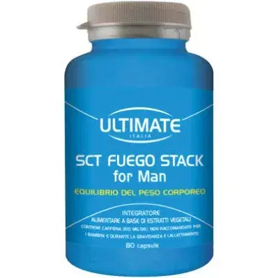 Ultimate Italia Sct Fuego Stack Man Integratore 80 Capsule