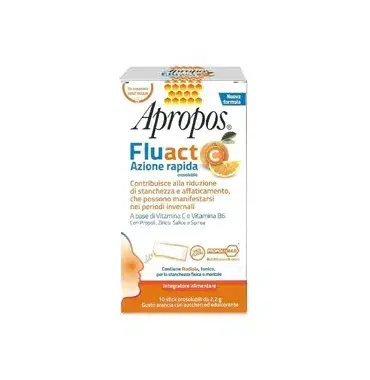 Apropos Linea Difese Immunitarie Fluact C Azione Rapida 10 Buste Orosolubili