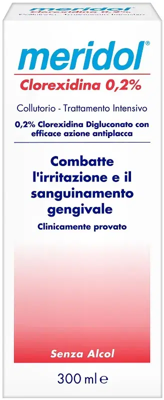 Meridol Collutorio Clorexidina per le Irritazioni Gengivali 0,20% 300 ml