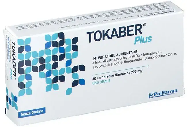 Tokaber Plus 990mg Integratore Alimentare 30 Compresse