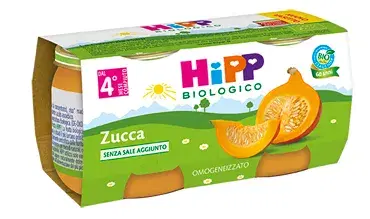 Hipp Bio Omogenizzato Zucca 2X80g 4 Mesi +