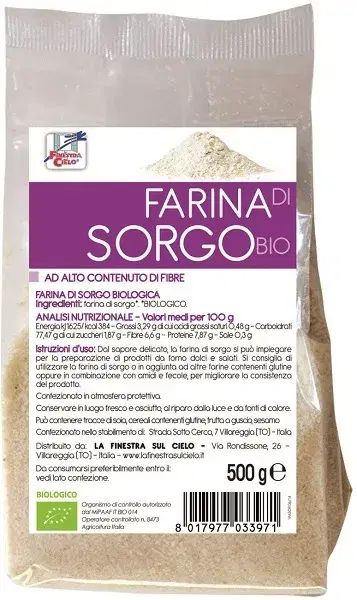 Farina di Sorgo Italiana Biologica 500 g
