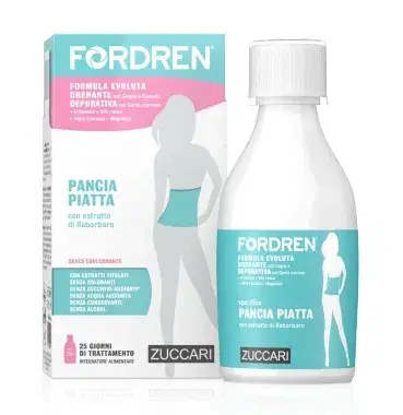 Zuccari Linea Drenante FORDREN PANCIA PIATTA Soluzione 25 Giorni 250 ml