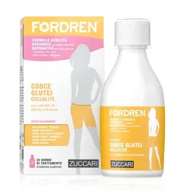 Zuccari Linea Drenante Fordren cosce glutei cellulite Soluzione 25 Giorni 250 ml