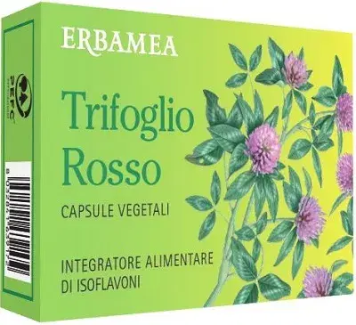 Erbamea Trifoglio Rosso Integratore Contro i Segni della Menopausa 30Capsule 15g