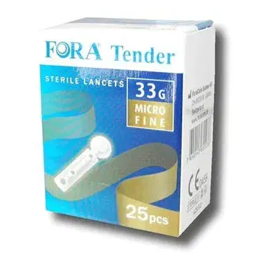 Fora Tender Lancette Pungidito 33G Microfine 25 Pezzi