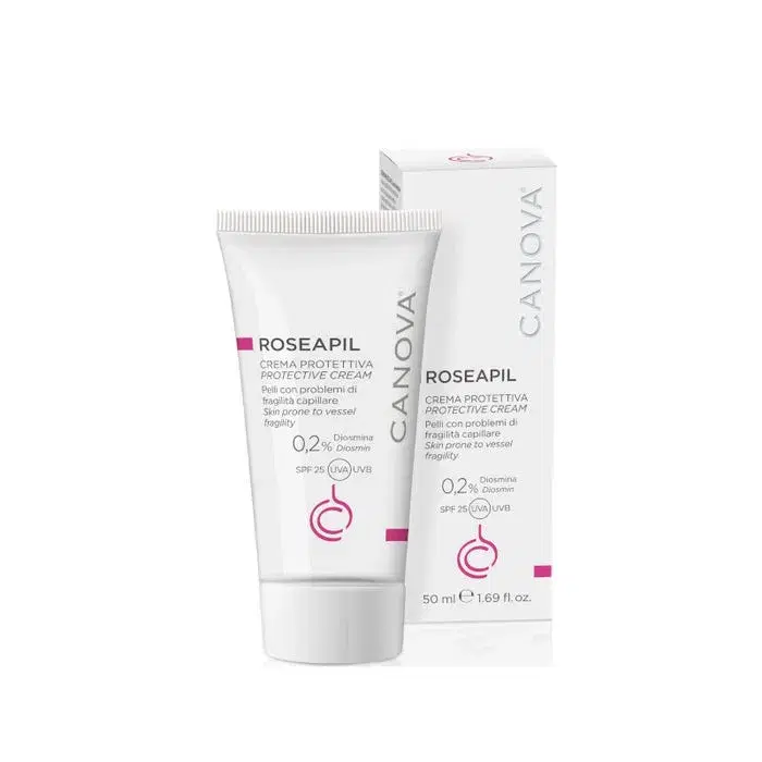 Canova Roseapil Crema Couperose Viso Per Pelli Sensibili 50 ml