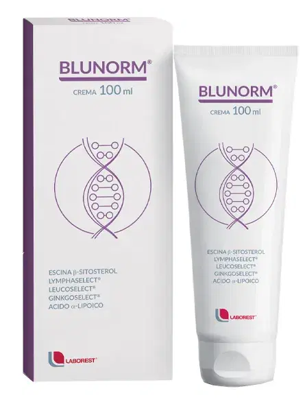 Blunorm Crema Idratante e Nutriente Per Il Benessere Del Microcircolo 100 ml