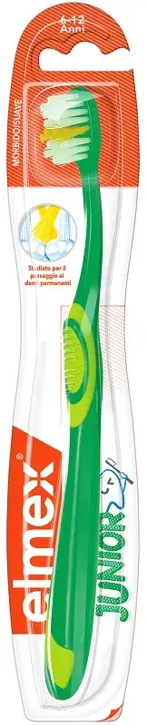 elmex Linea Igiene Dentale Quotidiana Bimbi Spazzolino Delicato Junior 6-12 Anni
