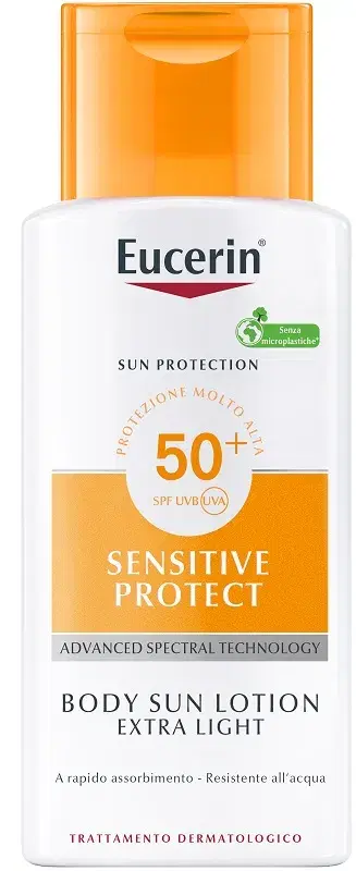 Eucerin Sensitive Protect Sun Lotion Extra Light Crema Solare Corpo Spf50 150 ml