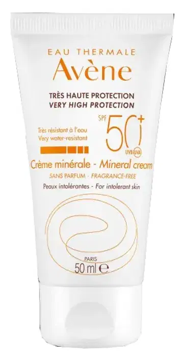 Avene Latte Schermo Minerale Spf 50+ Senza Profumo Pelli Intolleranti 100 ml